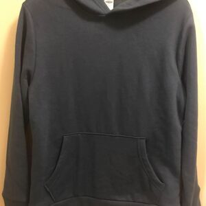 Boys Large Size 10-12 Navy Blue Sweatshirt Hoodie Very Soft From Old Navy New